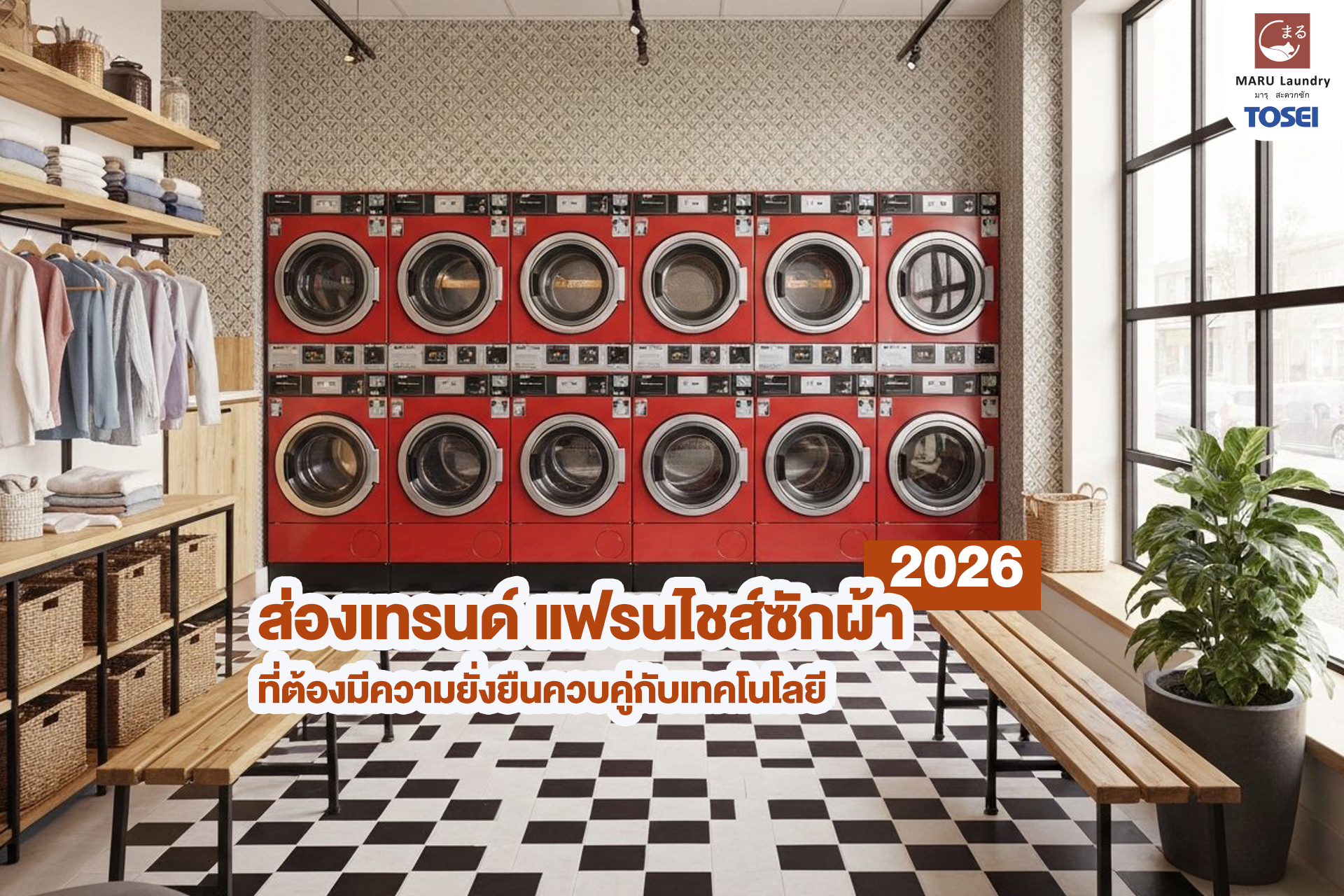 ส่องเทรนด์ แฟรนไชส์ซักผ้า 2026